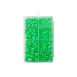 Rakenduse tarvikute komplekt KINETIC Hard Beads Kit Green/Glow